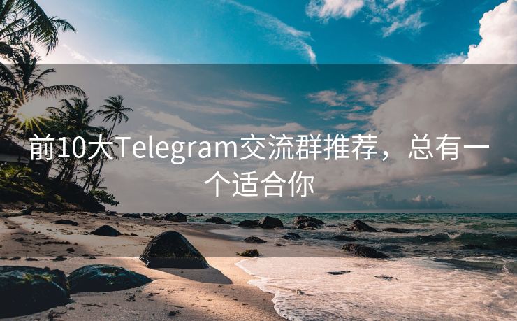 前10大Telegram交流群推荐，总有一个适合你