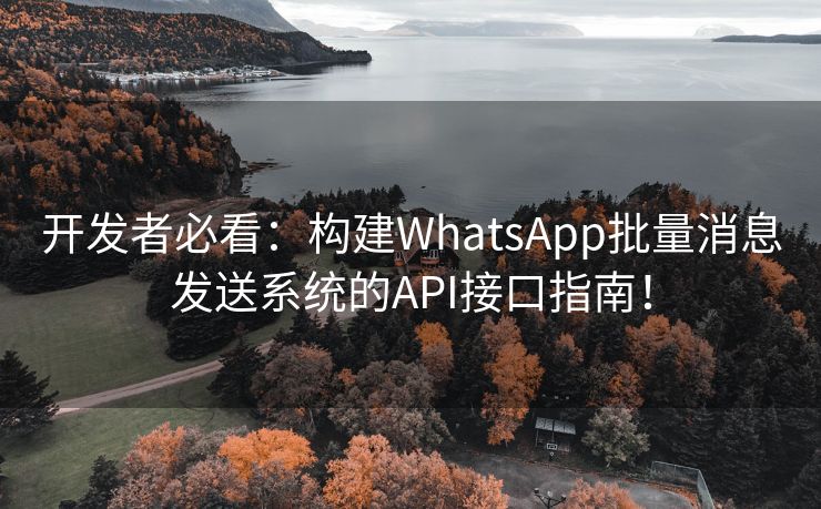 开发者必看：构建WhatsApp批量消息发送系统的API接口指南！