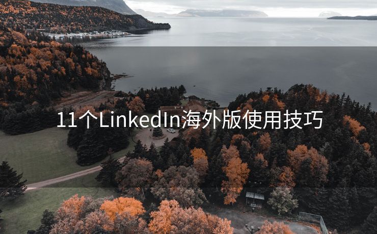 11个LinkedIn海外版使用技巧