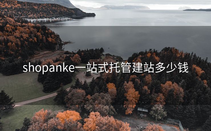 shopanke一站式托管建站多少钱