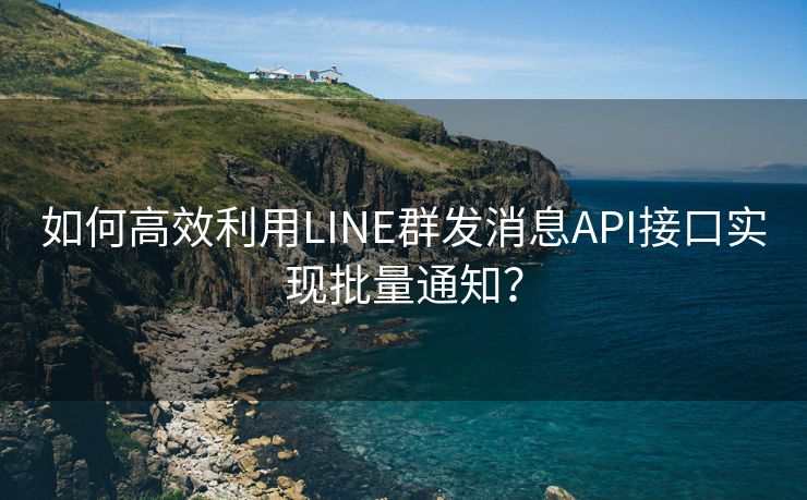 如何高效利用LINE群发消息API接口实现批量通知？