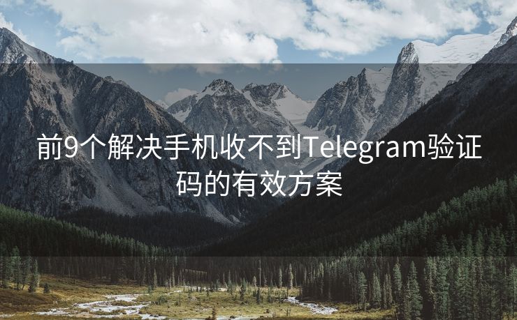 前9个解决手机收不到Telegram验证码的有效方案